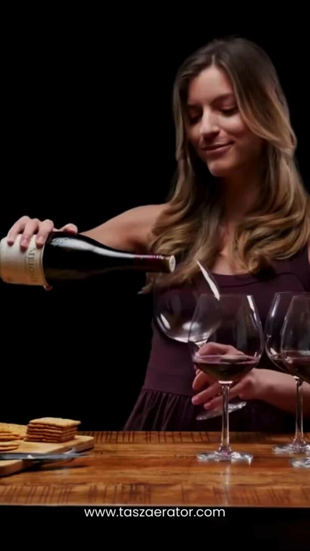 Take your favorite glass of wine to a whole new level with the Taszaerator® Pro.

Aerating your wine in the bottle instantly softens tannins and reduces sulfites and harsh, low-molecular-weight polyphenols (like catechins) with every pour, enhancing the flavor of your go-to wine.

Don't just drink your wine; experience it. 

#wineaerator #aeratedwine #taszaeratorpro #wine #experiencewine #favoritewine