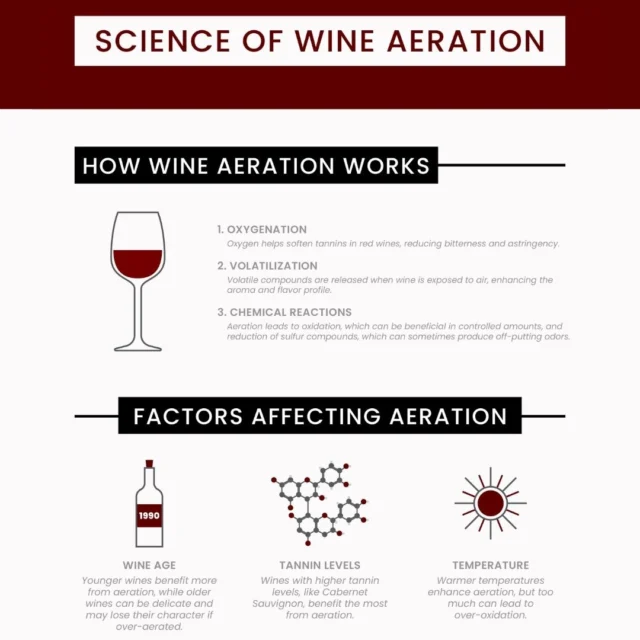 Did you know that how your wine interacts with oxygen can transform its taste? 

Dive into the science behind wine aeration in our latest blog and discover how simple aeration techniques can unlock richer flavors and aromas! 

Check out our infographic for an easy breakdown. Whether you're using a decanter, an aerator, or simply swirling in your glass, the right amount of oxygen can make all the difference. 
Ready to elevate your wine experience with Taszaerator® Pro?

#winelovers #winescience #aerationmagic